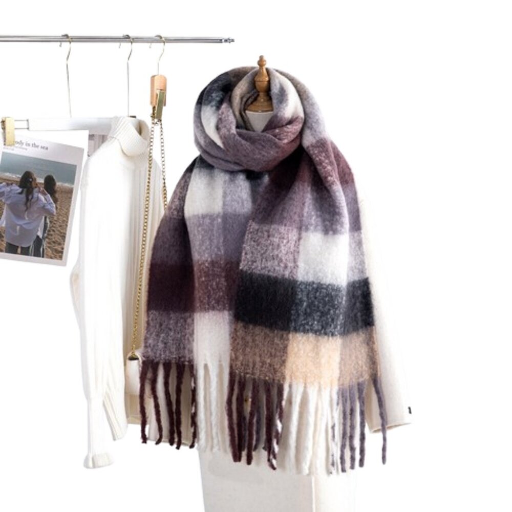 Mocha Swirl Comfort Scarf